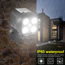 Load image into Gallery viewer, 3W 4 LEDs SMD 3535 Outdoor Lighting Wireless Motion Sensor Outside Spotlight LED Wall Light