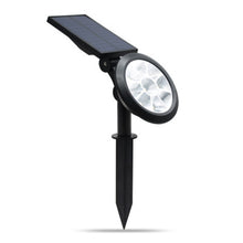 Load image into Gallery viewer, 9 LEDs Solar Power Garden Lights LED Outdoor Garden Adjustable IP65 Waterproof Light, Colorful Changing, Warm White + White Light