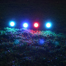 Load image into Gallery viewer, 9 LEDs Solar Power Garden Lights LED Outdoor Garden Adjustable IP65 Waterproof Light, Colorful Changing, Warm White + White Light