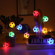 Load image into Gallery viewer, Football Lantern String KTV Creative LED Decorative Light, 1m 10 LEDs, 2m 20 LEDs, 3m 20 LEDs