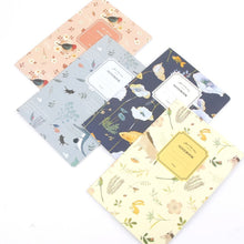 Load image into Gallery viewer, G12G108 Kawaii Cute Nature Flowers Birds Animal Notebook Painting Diary Book Journal Record Office School Supplies, Random Color Delivery, G12G108