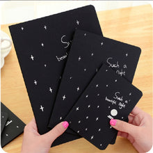 Load image into Gallery viewer, Sketchbook Diary Drawing Painting Graffiti Soft Cover Black Paper Sketch Book Notebook Office School Supplies Gift, S 56K, M 32K, L 16K