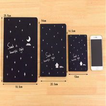 Load image into Gallery viewer, Sketchbook Diary Drawing Painting Graffiti Soft Cover Black Paper Sketch Book Notebook Office School Supplies Gift, S 56K, M 32K, L 16K