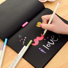 Load image into Gallery viewer, Sketchbook Diary Drawing Painting Graffiti Soft Cover Black Paper Sketch Book Notebook Office School Supplies Gift, S 56K, M 32K, L 16K