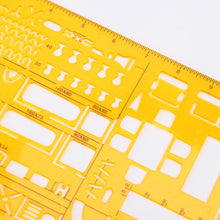 Load image into Gallery viewer, Ruler Universal Furniture Construction Template Ruler School Accessories, Furniture Construction