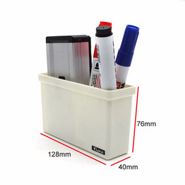 2 PCS Magnetic Plastic Storage Box Drawer Blackboard Chalk Pens Desk Storage Organiser Home Storage Boxes, Magnetic Storage Box