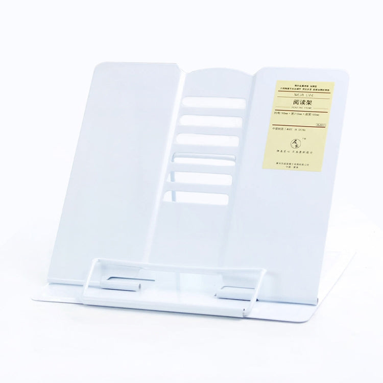 Portable Metal Adjustable Reading Book Holder Support iPad Document Book Shelf Bookstand, Small, Large