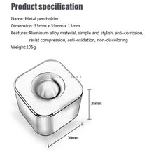 Load image into Gallery viewer, Creative Metal Pencil Holders Single Slot Pen Stand Office Containers Organizer