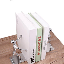 Load image into Gallery viewer, 1 Pair Book Holder Humanoid Figure Non-Skid Art Desk Organizer Bookshelf Office Study Decoration, Non-Skid Art Desk Organizer