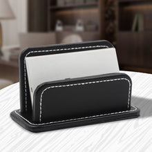 Load image into Gallery viewer, 2 Blocks Office Stationery Leather Name Card Holder Stationery Bussiness  Office Home Card Holder, 2 Blocks Card Holder
