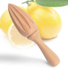 Load image into Gallery viewer, Wooden Squeezer Juicer Fruit Juice Extractor Reamer Lemon Cone Multifunctional Kitchen Tool, Squeezer Juicer