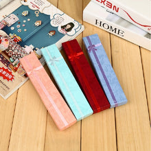 Load image into Gallery viewer, 3 PCS Rectangular Rose Bow Gift Box Necklace Box Jewelry Box, Random Color Delivery