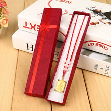 Load image into Gallery viewer, 3 PCS Rectangular Rose Bow Gift Box Necklace Box Jewelry Box, Random Color Delivery