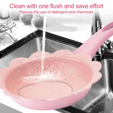 Load image into Gallery viewer, Baby Complementary Food Pot Cooking Milk Pan Maifan Stone Non Stick Household Multifunction Small Pot, Blue Frying Pan, Pink Frying Pan, Blue Milk Pan With Lid, Pink Milk Pan With Lid