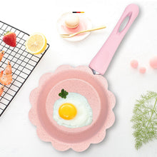 Load image into Gallery viewer, Baby Complementary Food Pot Cooking Milk Pan Maifan Stone Non Stick Household Multifunction Small Pot, Blue Frying Pan, Pink Frying Pan, Blue Milk Pan With Lid, Pink Milk Pan With Lid