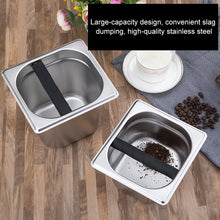 Load image into Gallery viewer, Stainless Steel Coffee Grounds Bucket Coffee Box, Large, Small