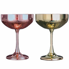 Load image into Gallery viewer, 304 Stainless Steel Cup Ear Of Wheat Print Martini Goblet Wine Glass Drinkware