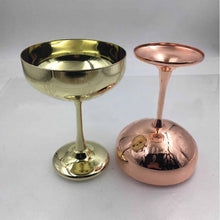 Load image into Gallery viewer, 304 Stainless Steel Cup Ear Of Wheat Print Martini Goblet Wine Glass Drinkware