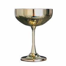 Load image into Gallery viewer, 304 Stainless Steel Cup Ear Of Wheat Print Martini Goblet Wine Glass Drinkware