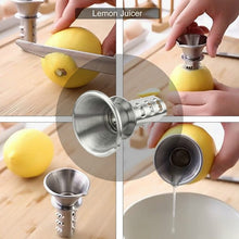 Load image into Gallery viewer, Stainless Steel Fruit Manual Squeezer Household Thick Lemon Juicer, Lemon Juicer