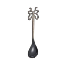 Load image into Gallery viewer, Multicolor Stainless Steel Butterfly Coffee Spoon Fruit Cold Drink Ice Cream Dessert Tea Spoon, Silver, Gold, Rose Gold, Rainbow, Black, Blue, Purple