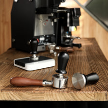 Load image into Gallery viewer, Stainless Steel Coffee Powder Hammer Alumina Constant Pressure Powder Press, 58mm Black