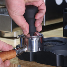 Load image into Gallery viewer, Stainless Steel Coffee Powder Hammer Alumina Constant Pressure Powder Press, 58mm Black