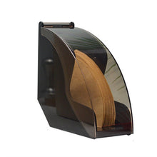 Load image into Gallery viewer, Filter Paper Holder Tapered Filter Paper Box Filtering Paper Storage Rack Stand Coffee Tools with Dust-Proof Cover, Filter Paper Holder