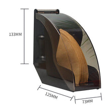 Load image into Gallery viewer, Filter Paper Holder Tapered Filter Paper Box Filtering Paper Storage Rack Stand Coffee Tools with Dust-Proof Cover, Filter Paper Holder