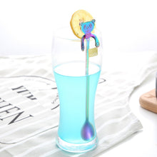 Load image into Gallery viewer, Cute Bear Spoon Long Handle Spoons Coffee Drinking Tools, Cute Bear(Blue), Cute Bear, Cute Bear(Black), Cute Bear(Gold Plating), Cute Bear(Rose Gold), Cute Bear(Rainbow)