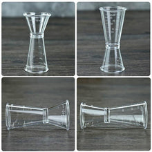 Load image into Gallery viewer, 2 PCS PC Small Measuring Cup Device Double-headed Graduated Milk Tea Scale Cup Oz Measuring Tool, Large, Small