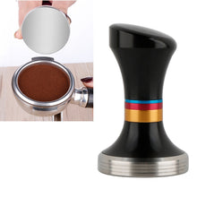 Load image into Gallery viewer, 58mm CoffeeTamper Stainless Steel Coffee Powder Hammer Flat Base Powder Press