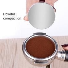 Load image into Gallery viewer, 58mm CoffeeTamper Stainless Steel Coffee Powder Hammer Flat Base Powder Press