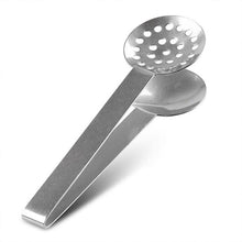 Load image into Gallery viewer, 2 PCS Stainless Steel Round Teabag Tongs Tea Bag Squeezer Holder Grip, Squeezer Holder Grip