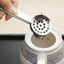 Load image into Gallery viewer, 2 PCS Stainless Steel Round Teabag Tongs Tea Bag Squeezer Holder Grip, Squeezer Holder Grip