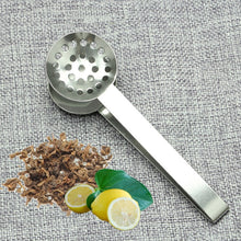 Load image into Gallery viewer, 2 PCS Stainless Steel Round Teabag Tongs Tea Bag Squeezer Holder Grip, Squeezer Holder Grip