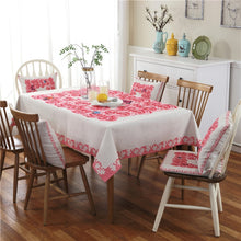 Load image into Gallery viewer, Retro Pattern Linen Table Cloth For Dinner Home Decor Dustproof Table Cover, 85x85cm, 110x110cm, 110x160cm, 130x180cm