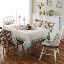 Load image into Gallery viewer, Retro Pattern Linen Table Cloth For Dinner Home Decor Dustproof Table Cover, 140x140cm, 140x200cm