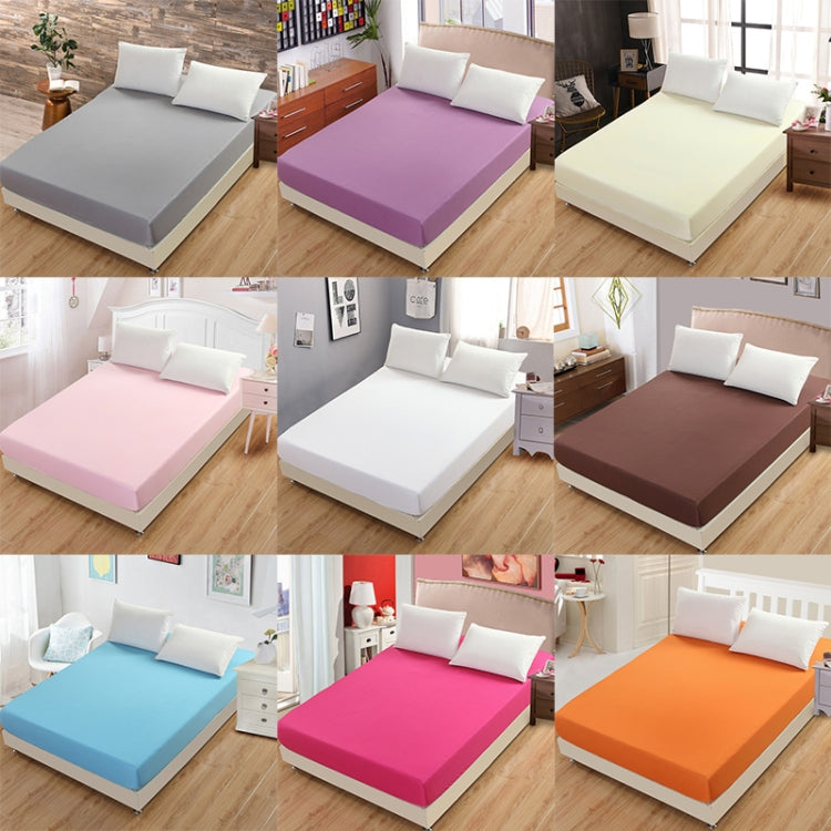 Plain Mattress Protector Bed Mat Mattress Cover Fitted Sheet, 150X200cm, 180X200cm