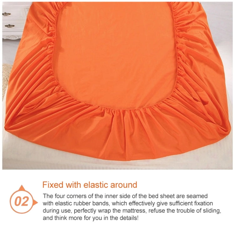 Plain Mattress Protector Bed Mat Mattress Cover Fitted Sheet, 150X200cm, 180X200cm