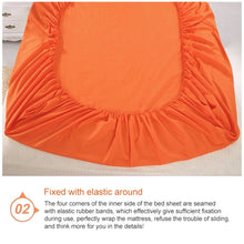Load image into Gallery viewer, Plain Mattress Protector Bed Mat Mattress Cover Fitted Sheet, 150X200cm, 180X200cm