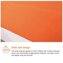 Load image into Gallery viewer, Plain Mattress Protector Bed Mat Mattress Cover Fitted Sheet, 150X200cm, 180X200cm