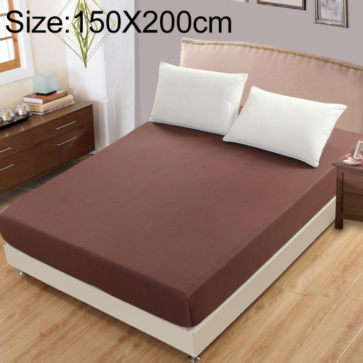 Plain Mattress Protector Bed Mat Mattress Cover Fitted Sheet, 150X200cm, 180X200cm