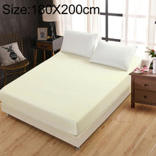 Load image into Gallery viewer, Plain Mattress Protector Bed Mat Mattress Cover Fitted Sheet, 150X200cm, 180X200cm
