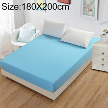 Load image into Gallery viewer, Plain Mattress Protector Bed Mat Mattress Cover Fitted Sheet, 150X200cm, 180X200cm