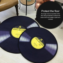 Load image into Gallery viewer, Creative Retro 3D DVR Record Carpet Round CD Floor Mat Home Decor Living Room Kid Bedroom Decoration  Rug,, Diameter 60cm, Diameter 80cm, Diameter 100cm, Diameter 120cm, Diameter 160cm, Diameter 180cm