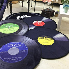 Load image into Gallery viewer, Creative Retro 3D DVR Record Carpet Round CD Floor Mat Home Decor Living Room Kid Bedroom Decoration  Rug,, Diameter 60cm, Diameter 80cm, Diameter 100cm, Diameter 120cm, Diameter 160cm, Diameter 180cm