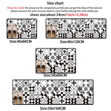 Load image into Gallery viewer, Geometric Lattice Carpet Kitchen Bath Antiskid Mat, 40x60cm, 40x120cm, 50x80cm, 50x160cm, 40x60cm + 40x120cm, 50x80cm + 50x160cm