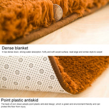 Load image into Gallery viewer, Faux Fur Rug Anti-slip Solid Bath Carpet Kids Room Door Mats Oval  Bedroom Living Room Rugs, 40x60cm, 50x80cm, 60x90cm, 60x120cm, 80x120cm, 80x160cm
