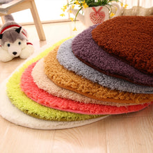 Load image into Gallery viewer, Faux Fur Rug Anti-slip Solid Bath Carpet Kids Room Door Mats Oval  Bedroom Living Room Rugs, 40x60cm, 50x80cm, 60x90cm, 60x120cm, 80x120cm, 80x160cm